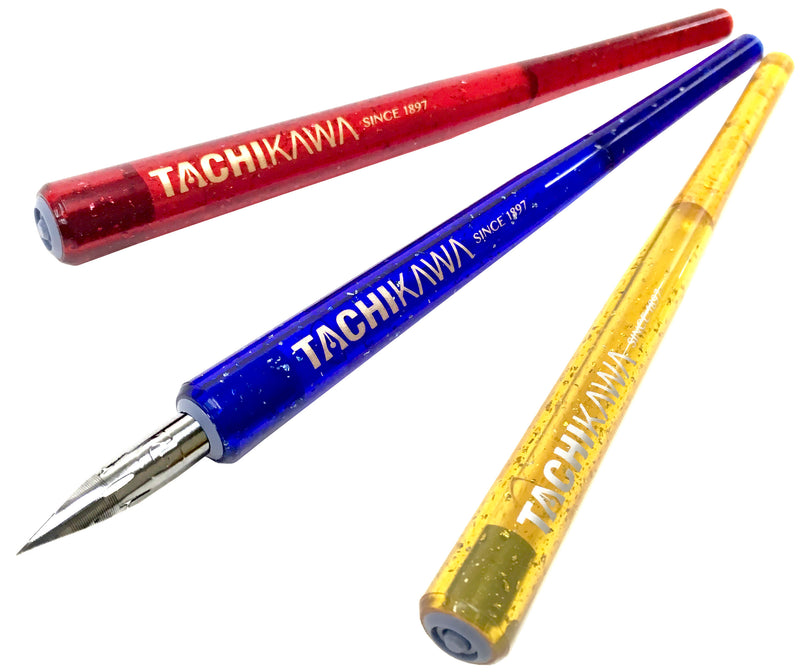 Porte-plume Tachikawa P free pen holder clear red TP-25CR