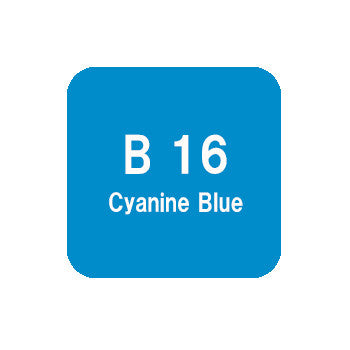 .Too COPIC sketch B16 Cyanine Blue
