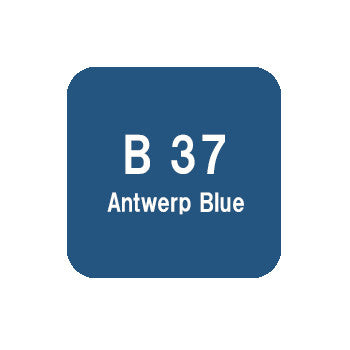 .Too COPIC sketch B37 Antwerp Blue