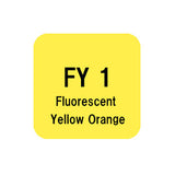 .Too COPIC sketch FY1 Fluorescent Yellow Orange