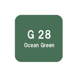 .Too COPIC sketch G28 Ocean Green