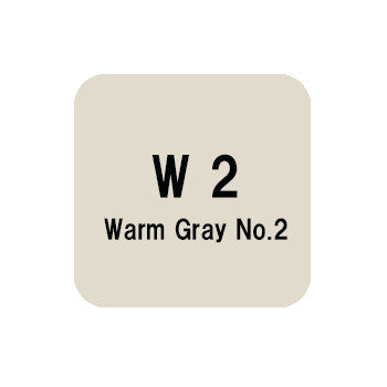 .Too COPIC sketch W2 Warm Gray No.2