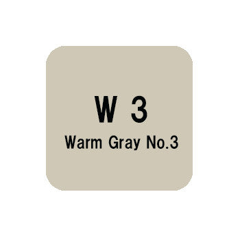 .Too COPIC sketch W3 Warm Gray No.3