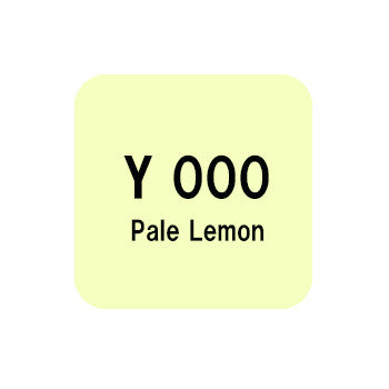 .Too COPIC sketch Y000 Pale Lemon