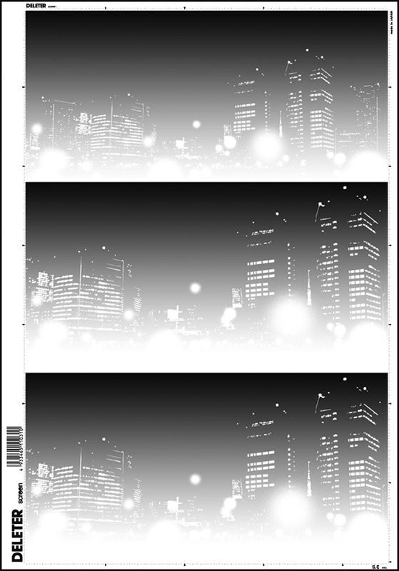 Deleter Screen Tone Set Vol. 7 - B4 Size Comic/Manga Texture & Pattern Sheets For Beginners